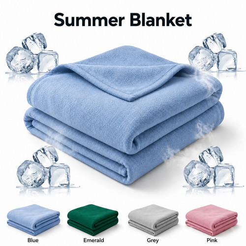 Summer fleece blanket - fleece,