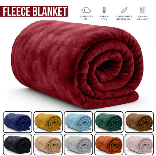 Thick fleece blanket bed sofa - blanket,