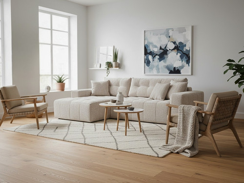 New ashley corner shape sofa - new,