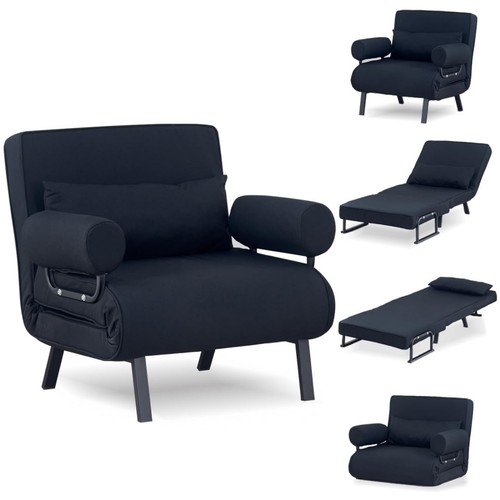 Fabric sofa bed - sofa,