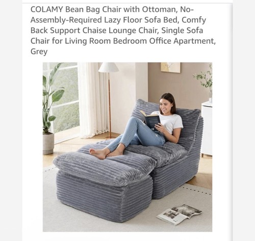 Sofa bed chair small - chair, grey