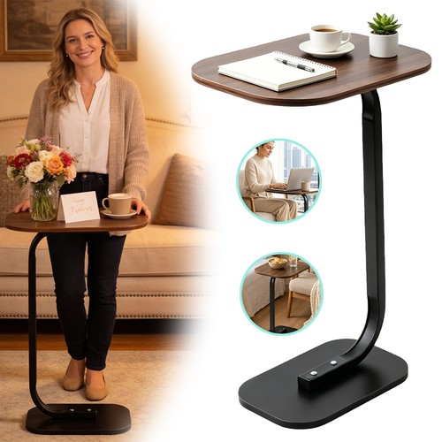 Shaped side table sofa end - side,